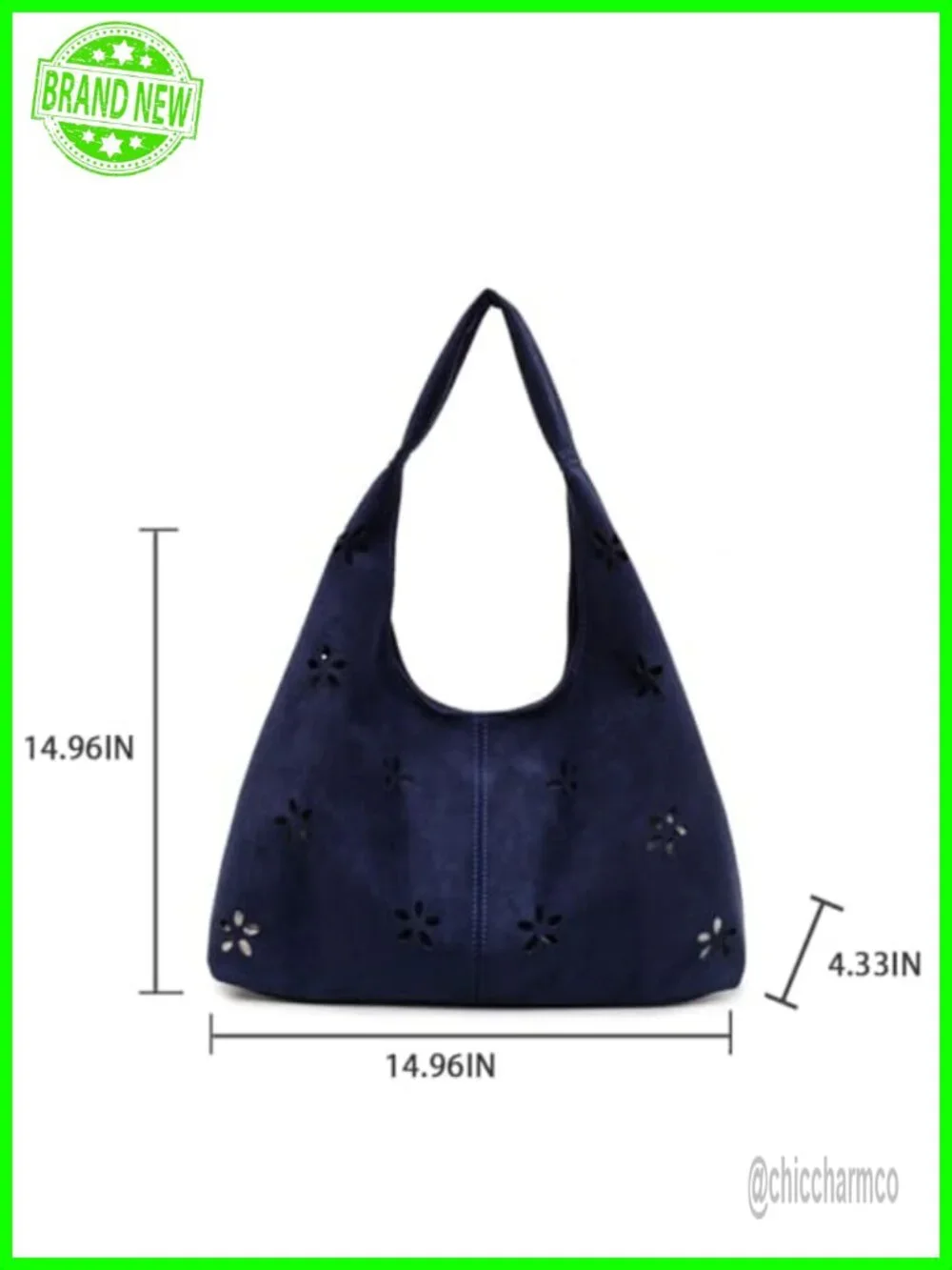 Faux Suede Hobo Bag Tote Slouchy Shoulder Handbag Vintage Fall Purse